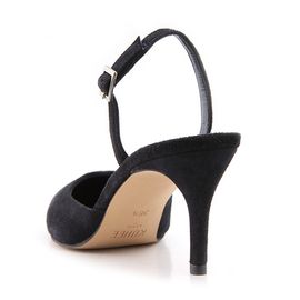 [KUHEE] Sling-back(7316) 7cm-high heels middle heel suede strap party shoes handmade shoes - Made in Korea